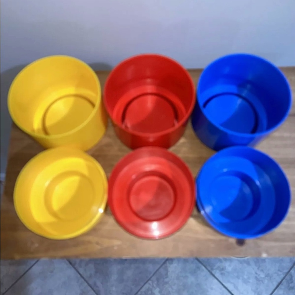 Lego Storage Bricks 3 Different Colors Building - Create - Picture 4 of 4